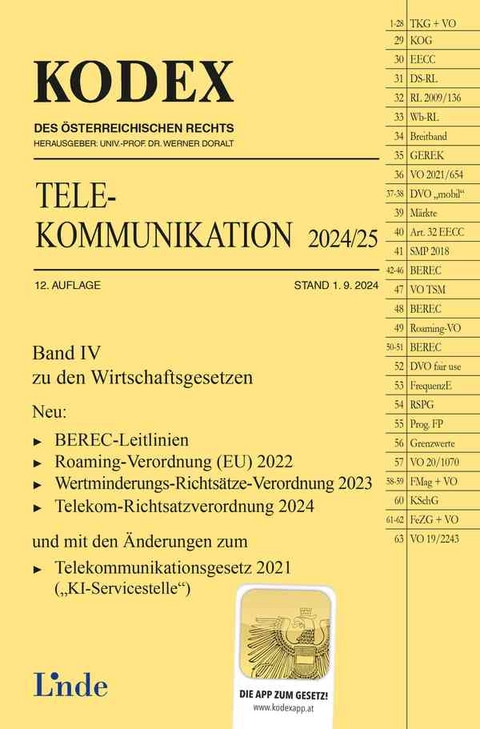 KODEX Telekommunikation 2024/25 - Wolfgang Feiel