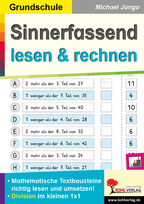 Sinnerfassend lesen und rechnen / Division - Michael Junga