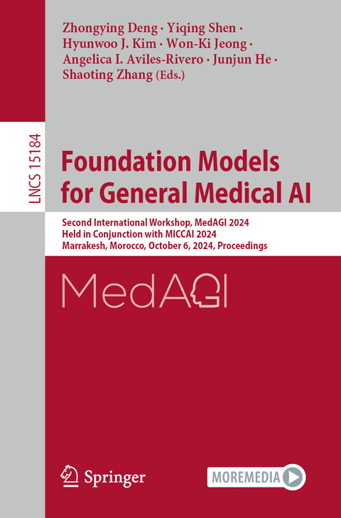 Foundation Models for General Medical AI - 