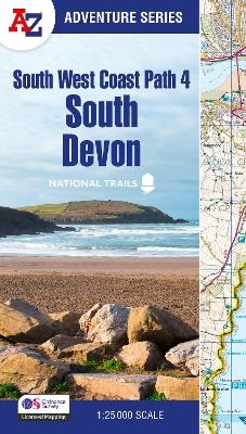 South West Coast Path 4 – South Devon -  A-Z Maps