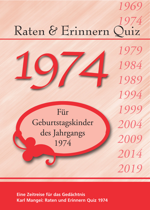 Raten und Erinnern Quiz 1974 - Karl Mangei