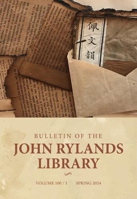 Bulletin of the John Rylands Library 100/1 - 