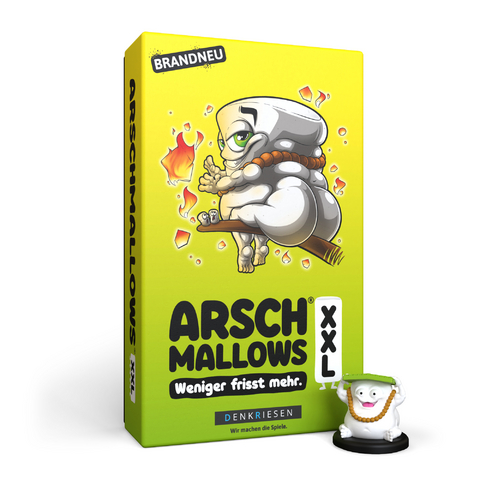 DENKRIESEN - ARSCHMALLOWS® XXL - "weniger frisst mehr." - Denis Görz, Ricardo Barreto