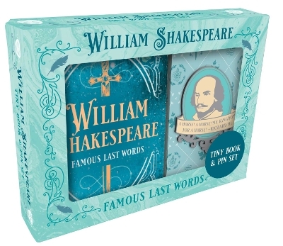 William Shakespeare Tiny Book and Pin Set -  Insight Editions