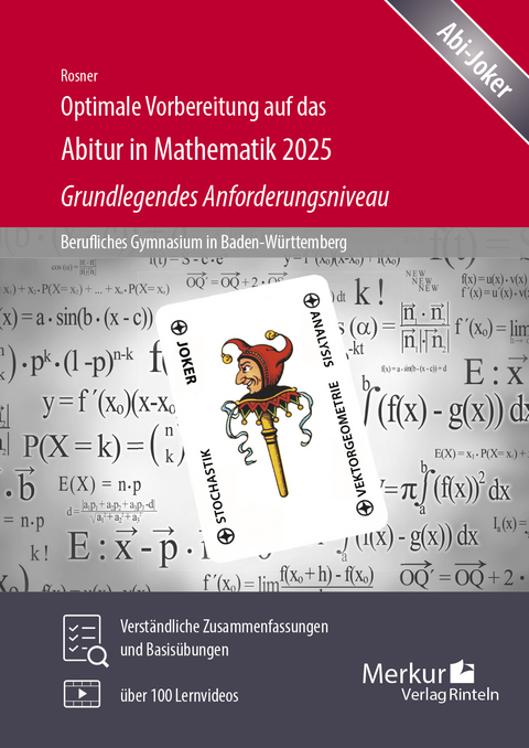 Optimale Vorbereitung auf das Abitur in Mathematik 2025 - Grundlegendes Anforderungsniveau - Stefan Rosner