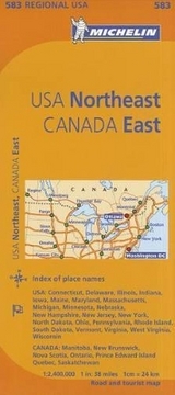 Northeastern USA, Eastern Canada - Michelin Regional Map 583 - Michelin