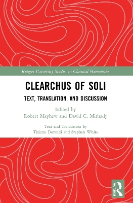 Clearchus of Soli - 