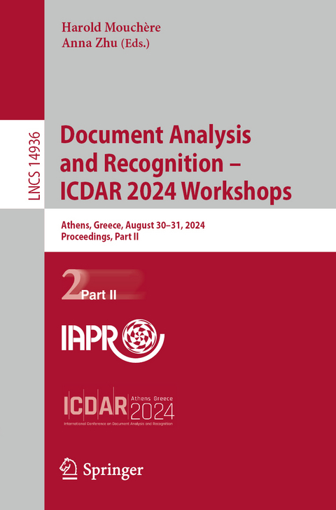 Document Analysis and Recognition – ICDAR 2024 Workshops - 