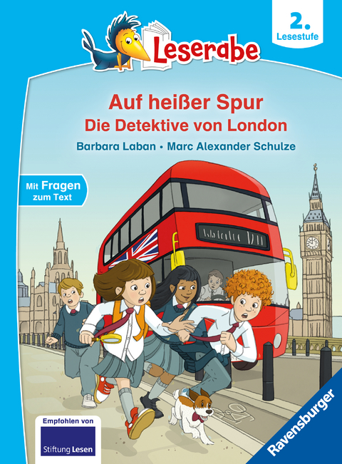 Auf heißer Spur - Die Detektive von London - Leserabe ab 2. Klasse - Erstlesebuch für Kinder ab 7 Jahren - Barbara Laban