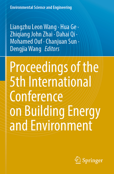 Proceedings of the 5th International Conference on Building Energy and Environment - 