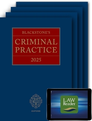 Blackstone's Criminal Practice 2025 (Digital Pack) - KC (Hon) Ormerod CBE  David; David Perry KC