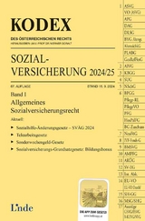 KODEX Sozialversicherung 2024/25, Band I - Elisabeth Brameshuber