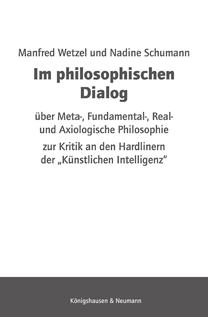 Im philosophischen Dialog - Manfred Wetzel, Nadine Schumann