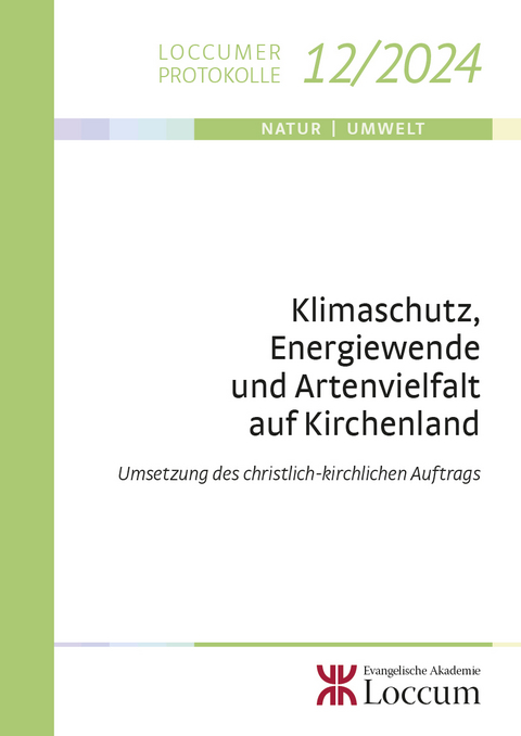 Klimaschutz, Energiewende und Artenvielfalt auf Kirchenland - Bettina Locklair