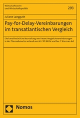 Pay-for-Delay-Vereinbarungen im transatlantischen Vergleich - Juliane Langguth