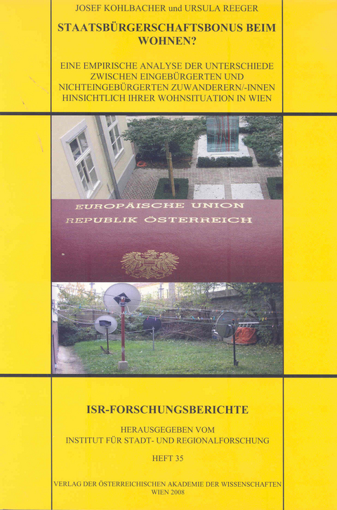 Staatsbürgerschaftsbonus beim Wohnen? - Josef Kohlbacher, Ursula Reeger