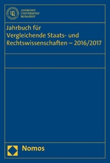 Jahrbuch für Vergleichende Staats- und Rechtswissenschaften - 2016/2017 - 