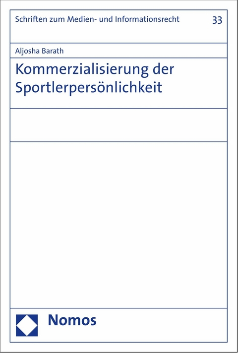 Kommerzialisierung der Sportlerpersönlichkeit - Aljosha Barath