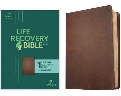 NLT Life Recovery Bible, Second Edition, Rustic Brown - Stephen Arterburn