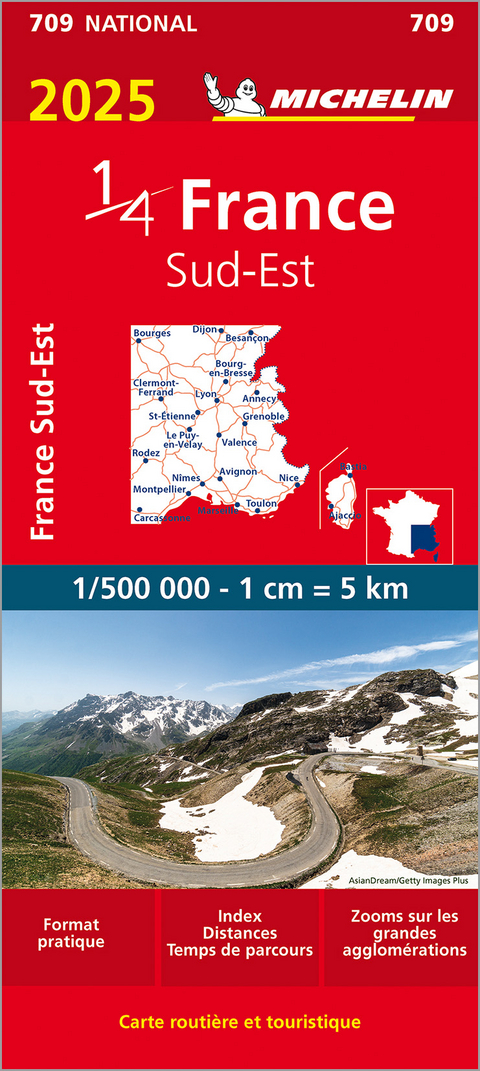 Southeastern France 2025 - Michelin National Map 709 -  Michelin