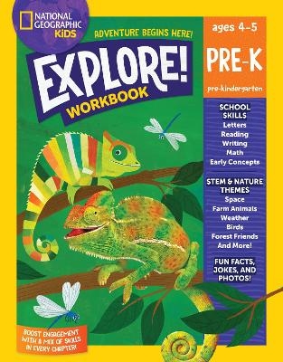 National Geographic Kids Explore! Workbook Pre-K -  National Geographic Kids