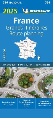 France Route Planning 2025 - Michelin National Map 726 -  Michelin