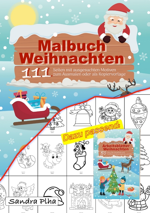 KitaFix Malbuch Weihnachten - Sandra Plha