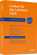 Lexikon für das Lohnbüro 2025 - Schönfeld, Wolfgang; Plenker, Jürgen; Schaffhausen, Heinz-Willi