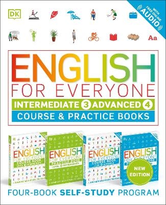 English for Everyone Intermediate and Advanced Box Set -  Dk