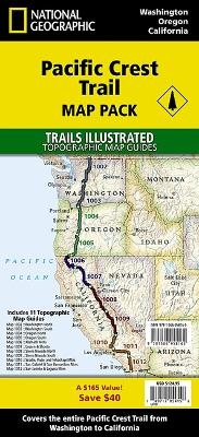 Pacific Crest Trail [Map Pack Bundle] -  National Geographic Maps