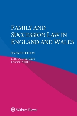 Family and Succession Law in England and Wales - Rebecca Probert, Leanne Smith