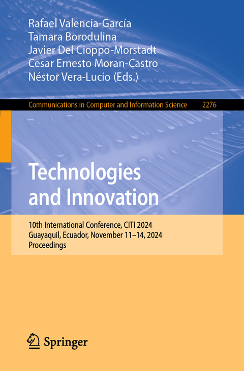 Technologies and Innovation - 