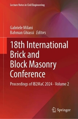 18th International Brick and Block Masonry Conference - 