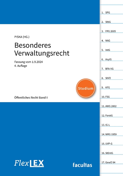 FlexLex Besonderes Verwaltungsrecht – Öffentliches Recht Band II | Studium - 