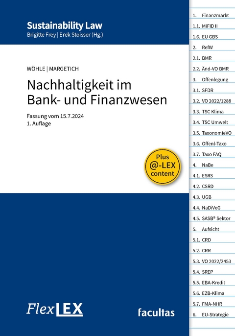 FlexLex Nachhaltigkeit im Bank- und Finanzwesen - Claudia B. Wöhle, Gerhard Margetich