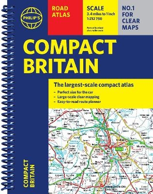 Philip's Compact Britain Road Atlas -  Philip's Maps