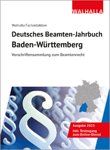 Deutsches Beamten-Jahrbuch Baden-Württemberg 2025 - Walhalla Fachredaktion