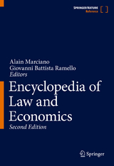 Encyclopedia of Law and Economics - Marciano, Alain; Ramello, Giovanni Battista