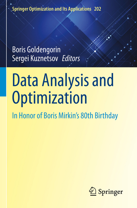 Data Analysis and Optimization - 