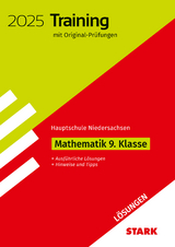 STARK Lösungen zu Original-Prüfungen und Training Hauptschule 2025 - Mathematik 9. Klasse - Niedersachsen