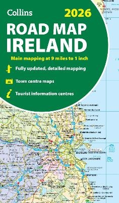 2026 Collins Road Map of Ireland -  Collins Maps