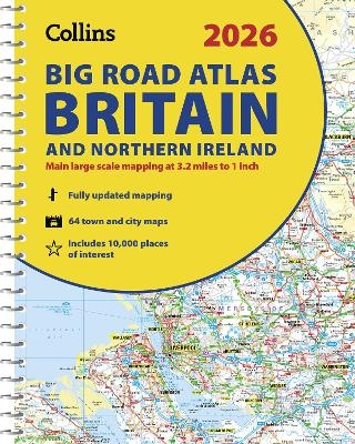 2026 Collins Big Road Atlas Britain and Northern Ireland -  Collins Maps