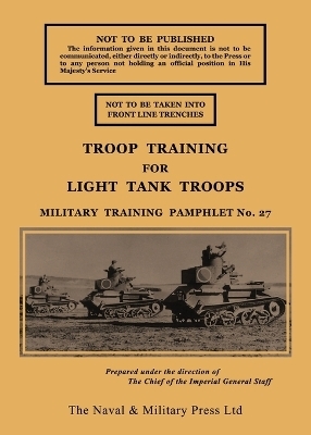 Troop Training for Light Tank Troops November 1939 -  British Army