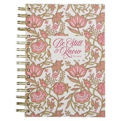 Journal Wirebound Pink Be Still & Know Ps. 46:10 - 