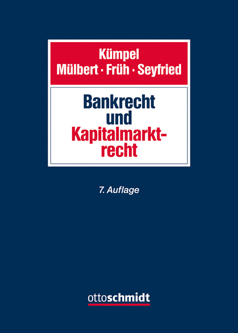 Bank- und Kapitalmarktrecht - 