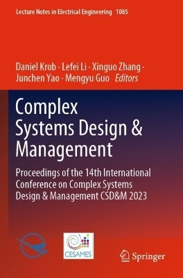 Complex Systems Design & Management - 