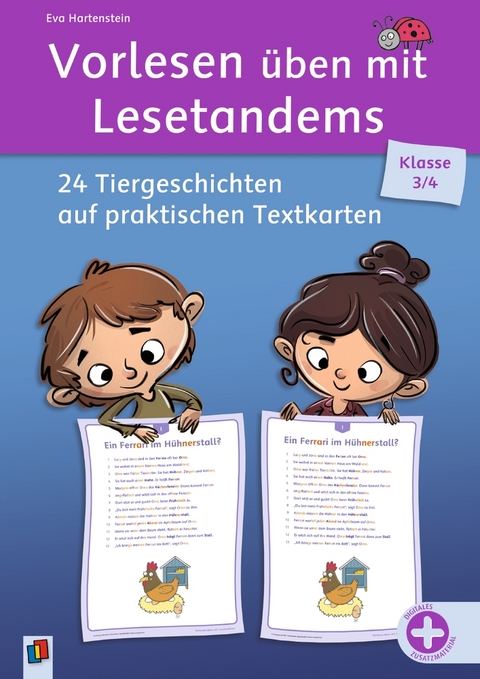 Vorlesen üben mit Lesetandems – 24 Tiergeschichten - Eva Hartenstein