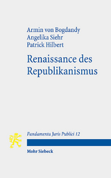 Renaissance des Republikanismus - Armin von Bogdandy, Angelika Siehr, Patrick Hilbert