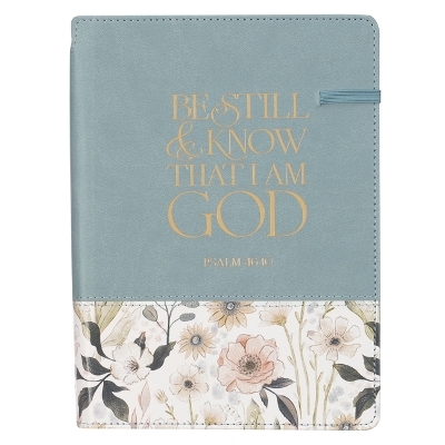 Journal Classic W/Elastic & Pen Holder Be Still Ps. 46:10 - 