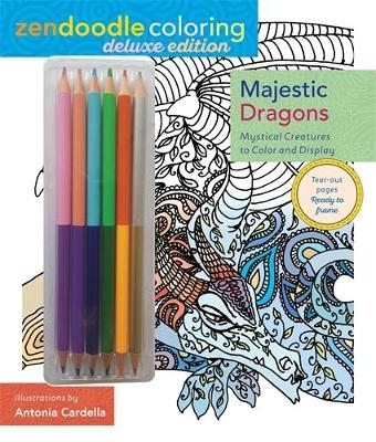 Zendoodle Coloring: Majestic Dragons - Antonia Cardella